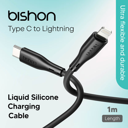 Bishon Liquid Silicone Cable Type C to Lightning