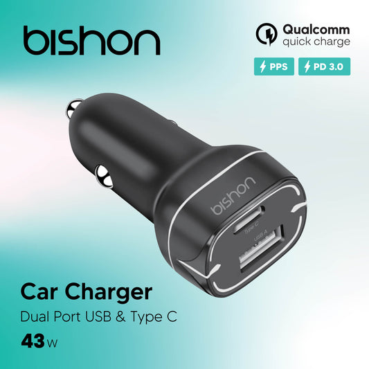 Bishon Car Charger 43W