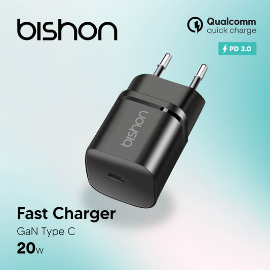 Bishon Charger Adapter 20W GaN Type C