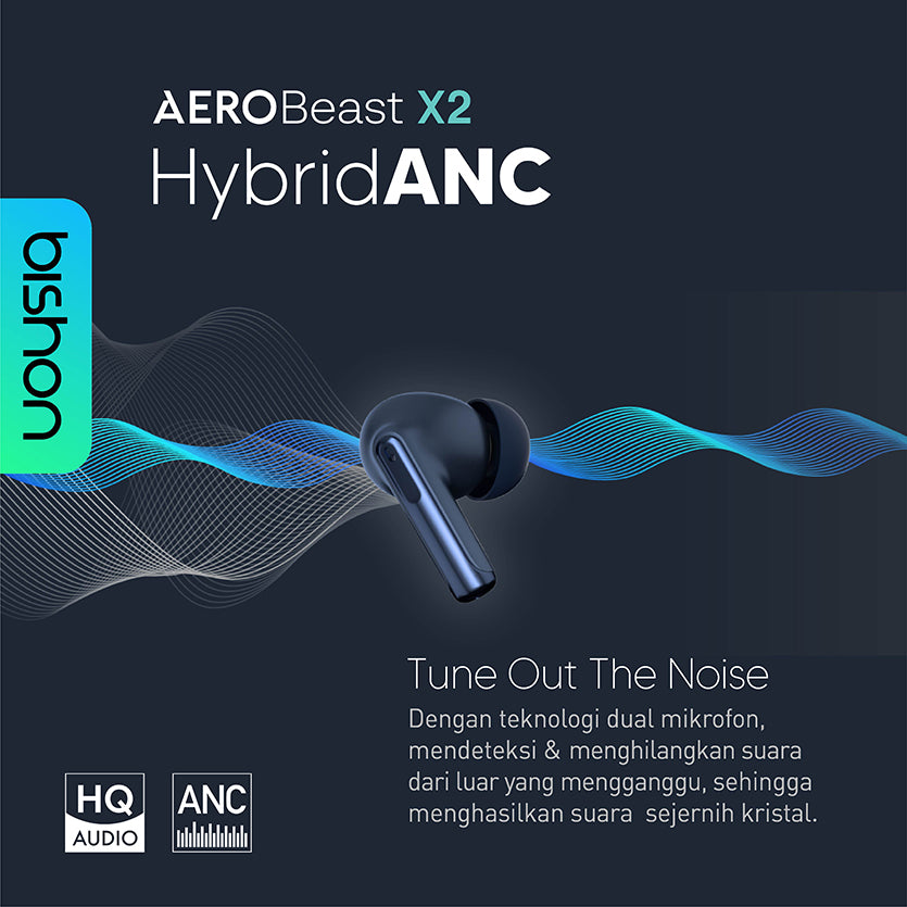 Bishon Aerobeast X2 ANC TWS Earphone